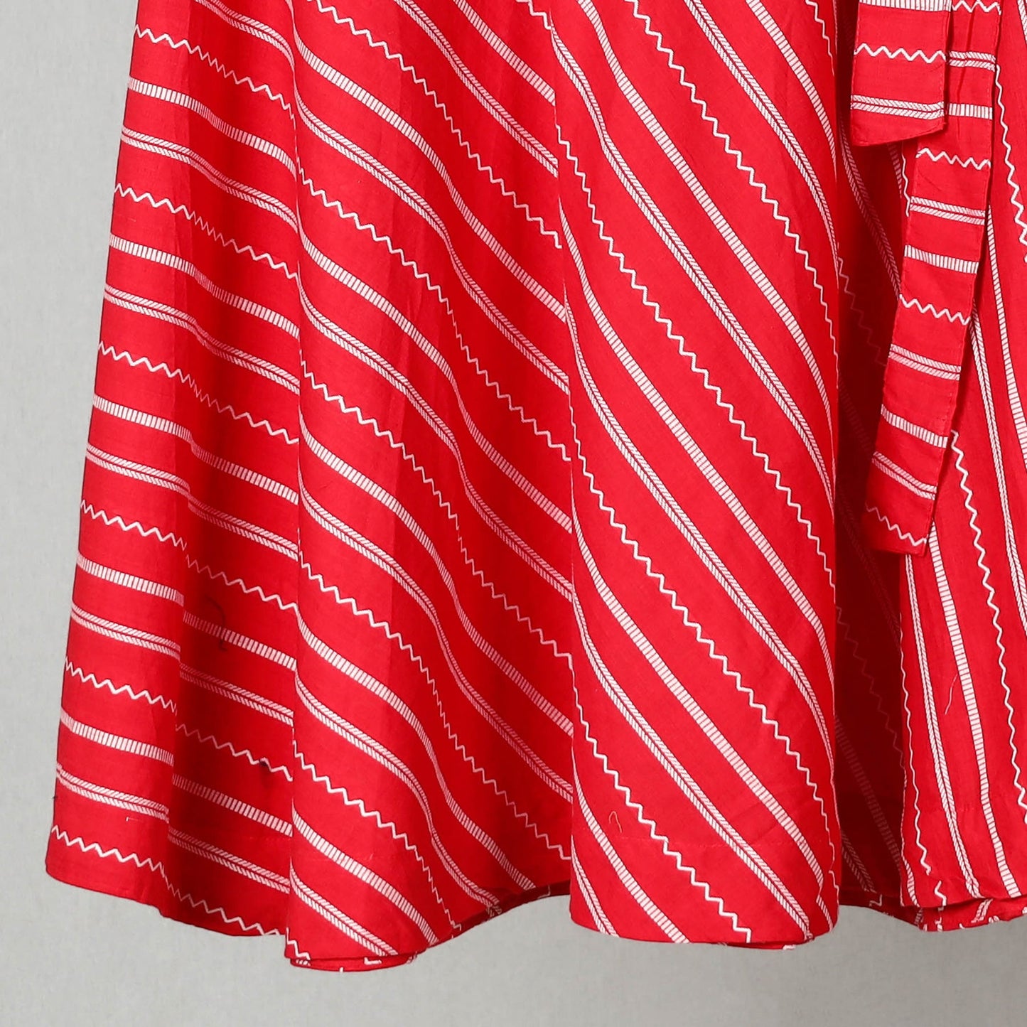 Red Elegant Jacquard Skirt for Women