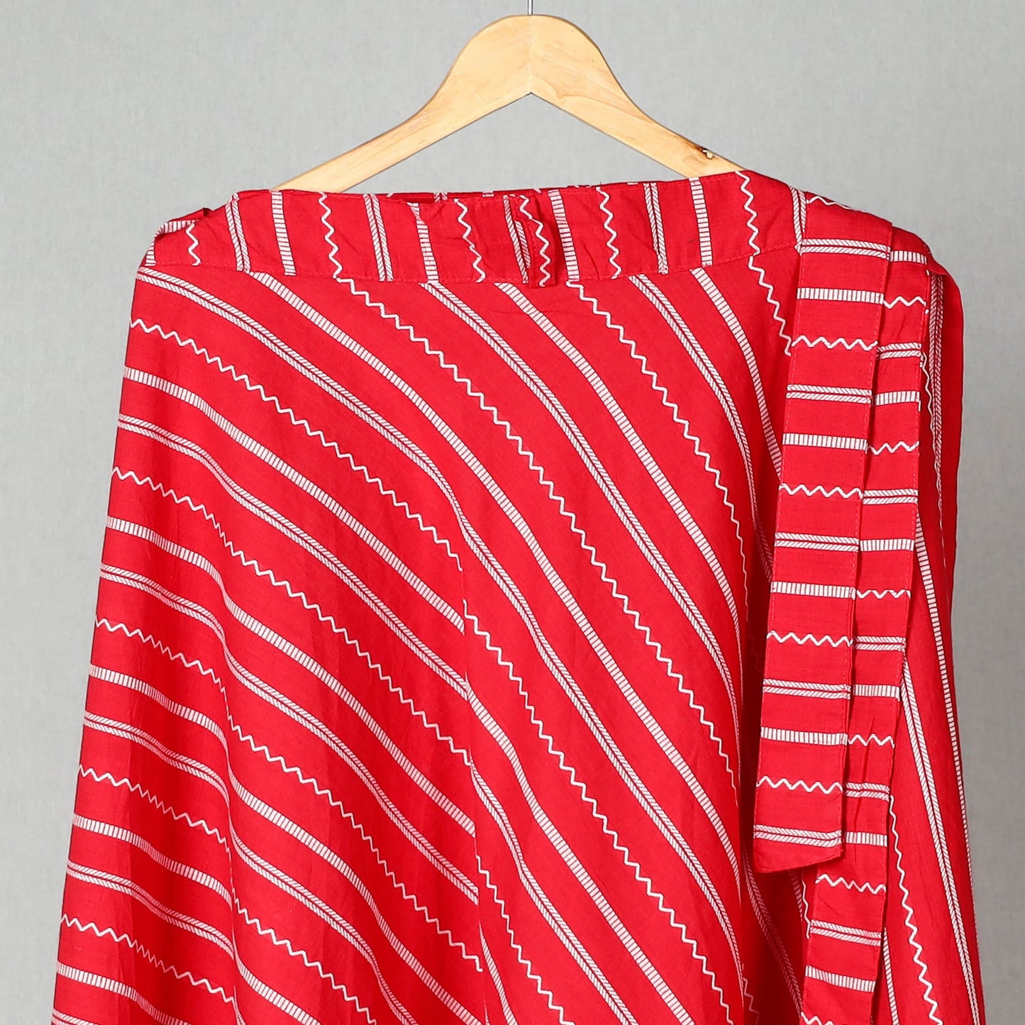 Red Elegant Jacquard Skirt for Women