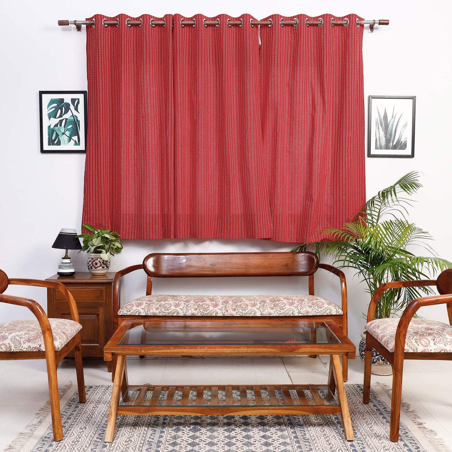 jacquard window curtain