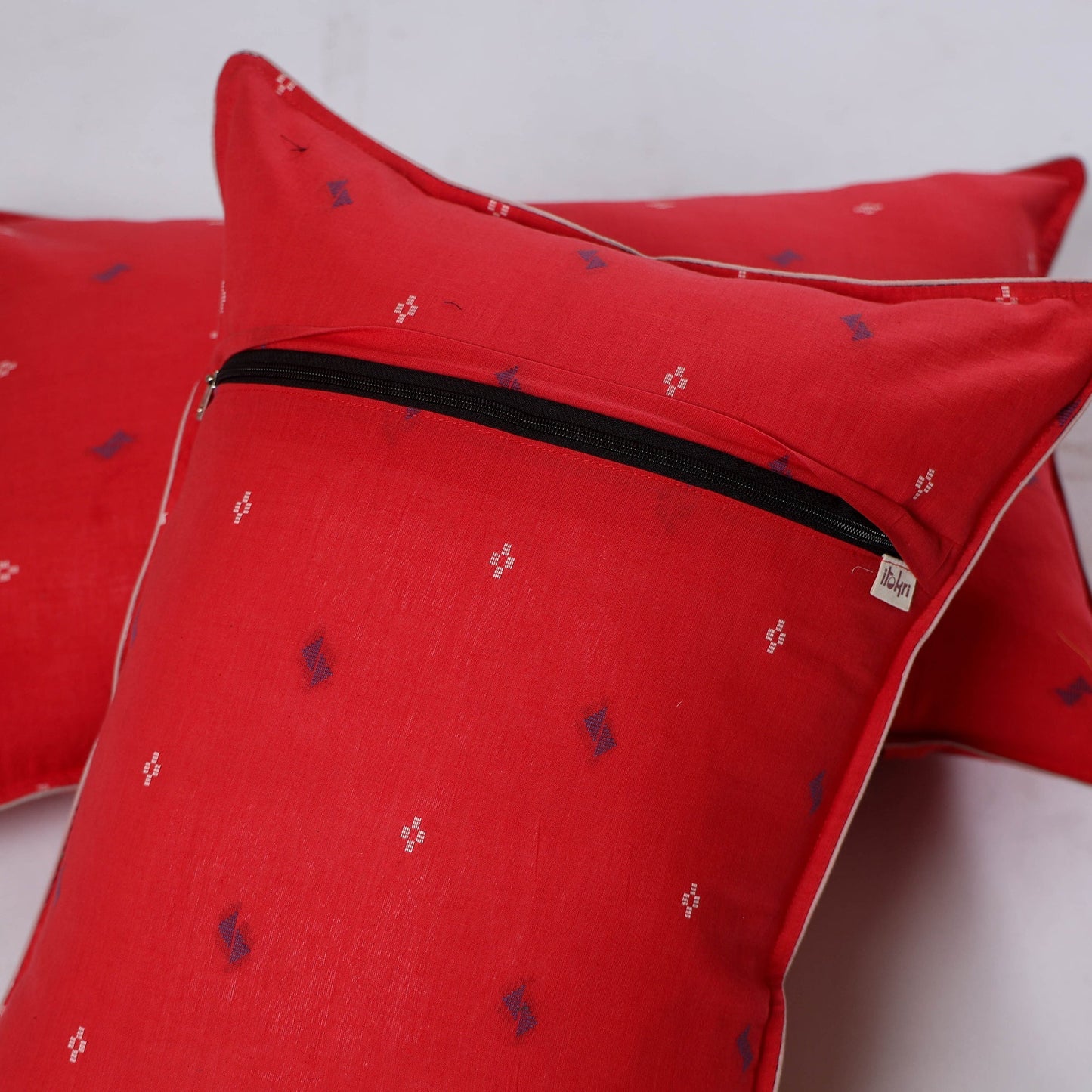 Jacquard weave pillow cover (set of 2) 24 - handcrafted