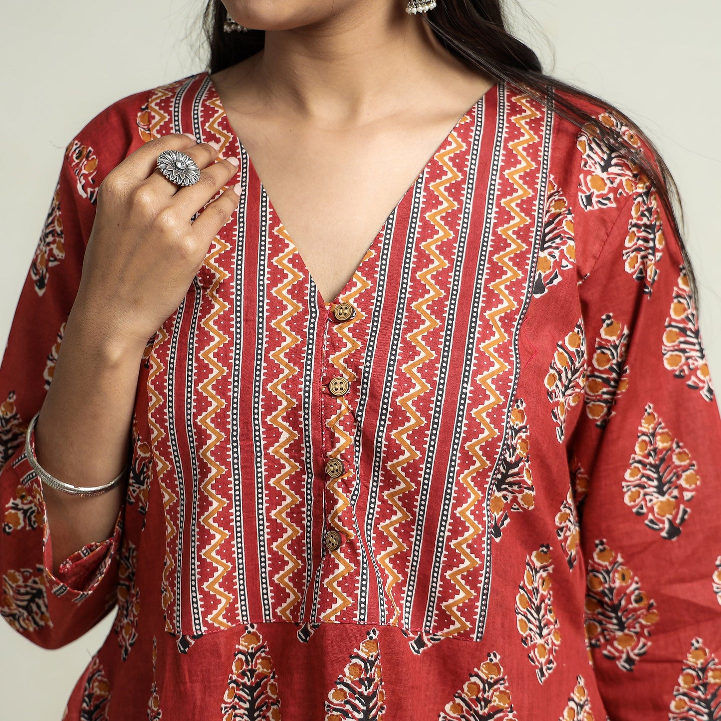 Jaipur Print Kurta Set