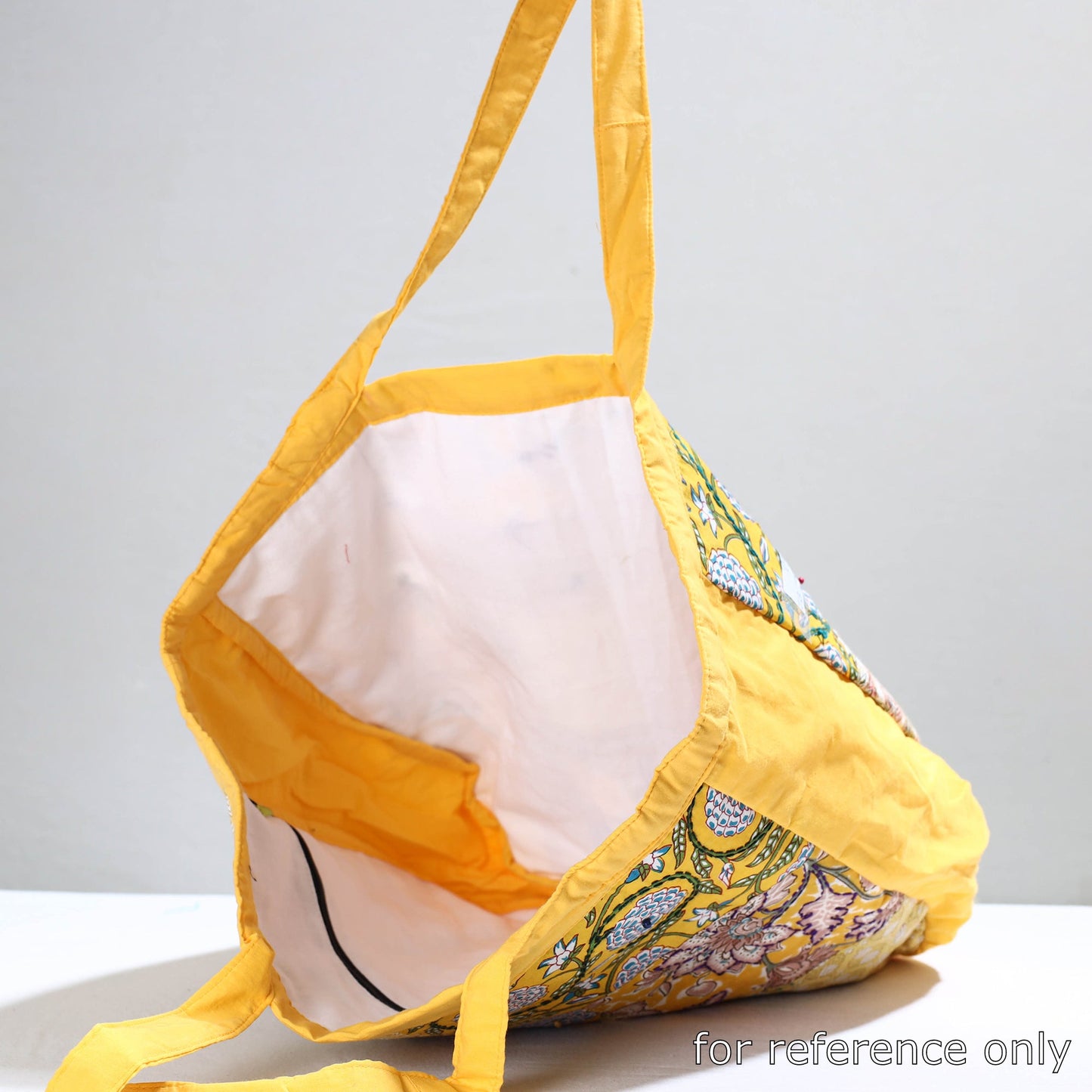 Red Jugaad Patchwork Handmade Tote Bag 03