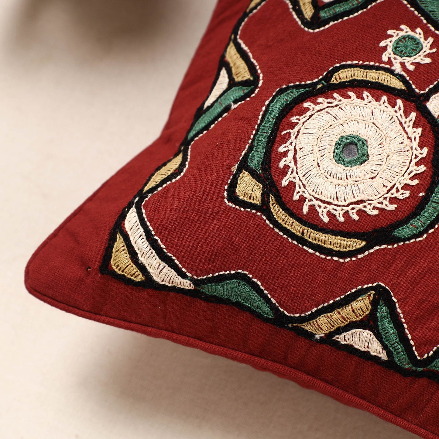 Pakko Embroidery Cushion Cover