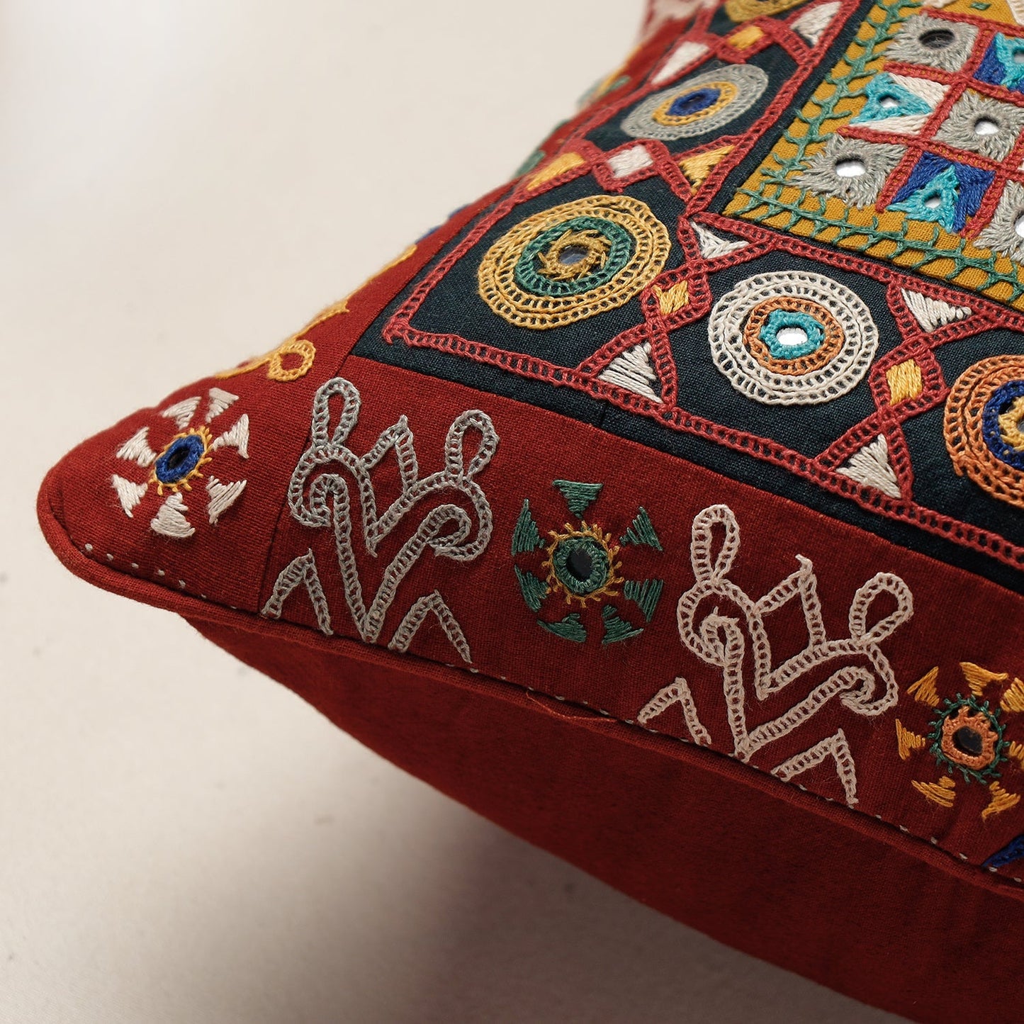 Hand Embroidery Cushion Cover