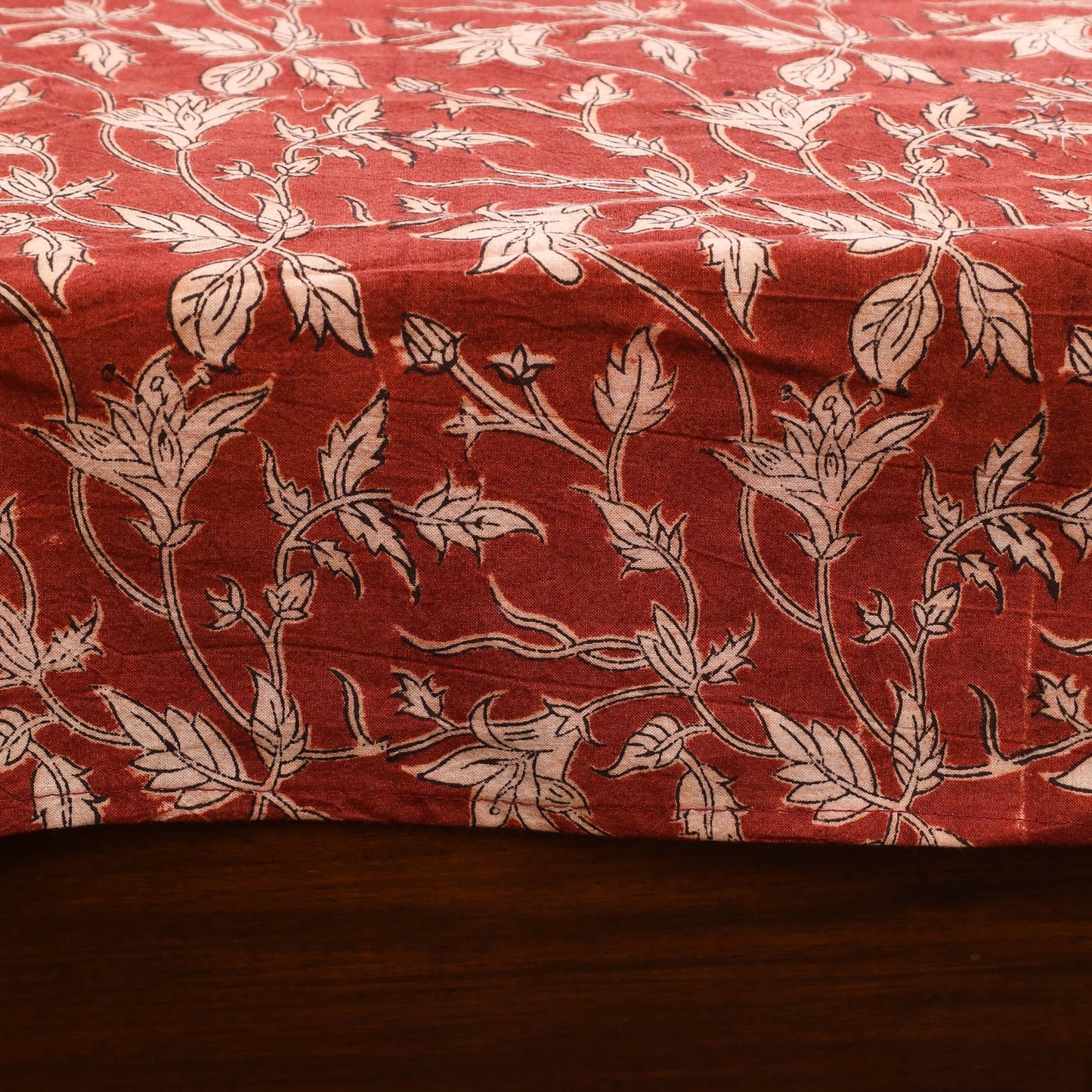 Kalamkari patchwork cotton bedsheet set 36 - handcrafted