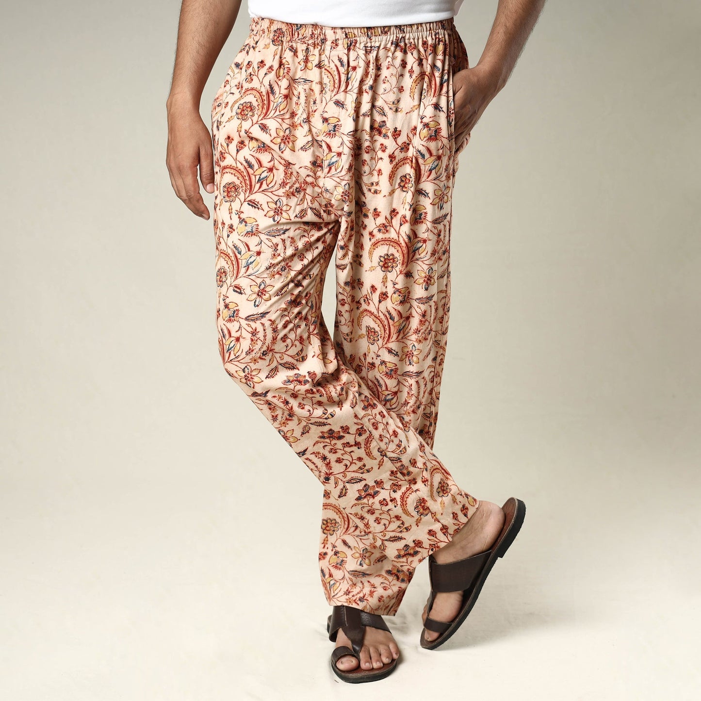 Kalamkari Block Printed Men’s Pyjama