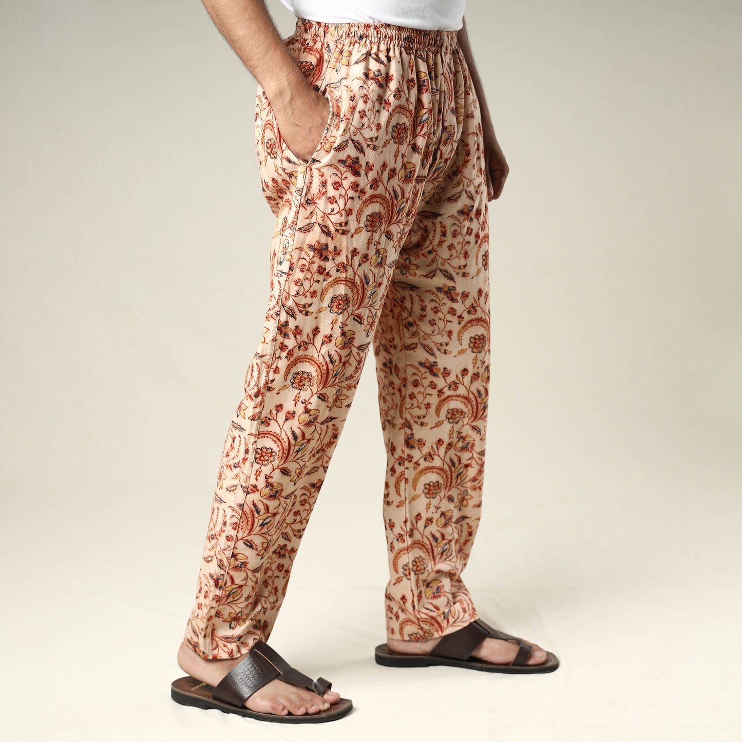 Kalamkari Block Printed Men’s Pyjama