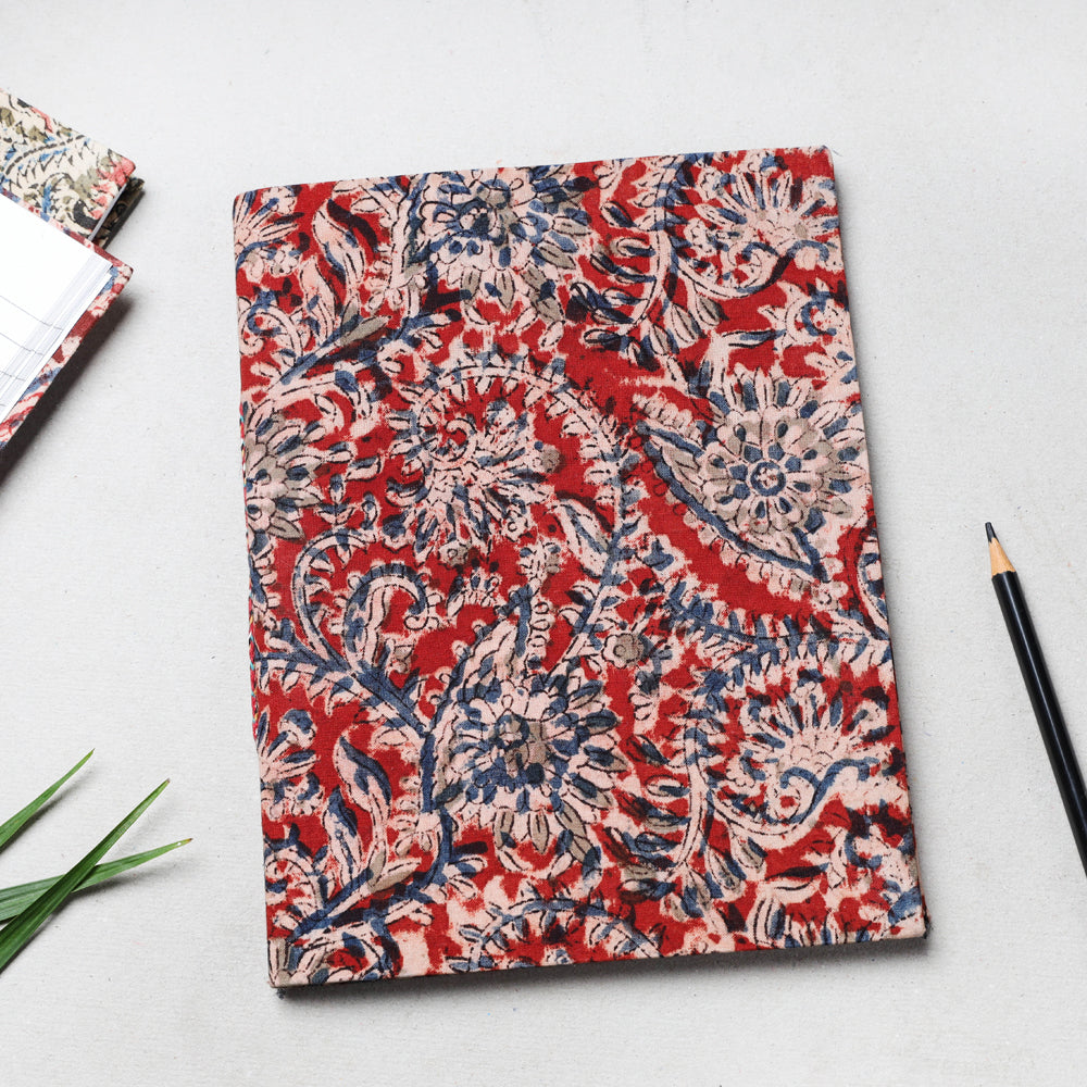Kalamkari Fabric Cover Handmade Paper Notebook