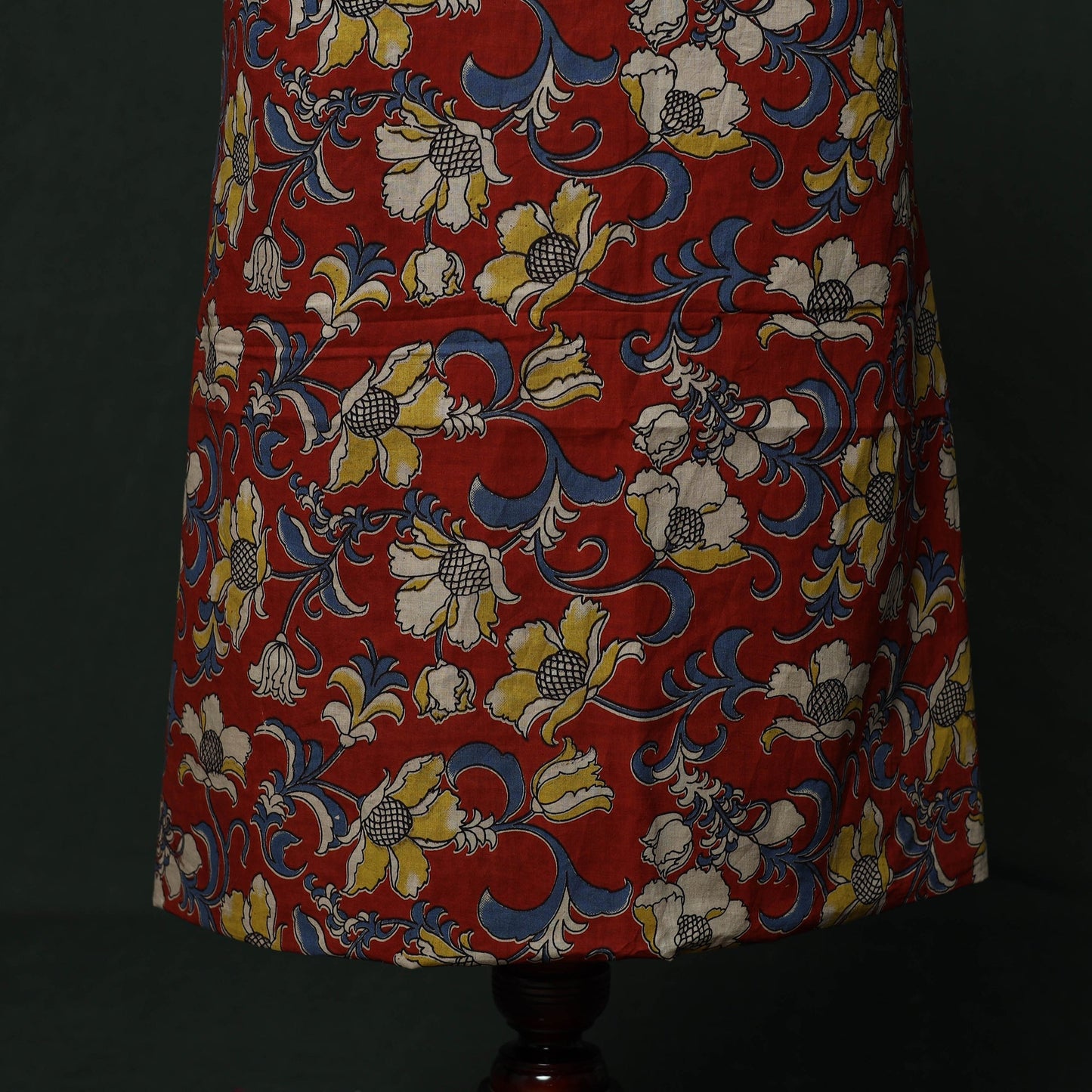 Kalamkari printed cotton 2pc unstitched dress material 24