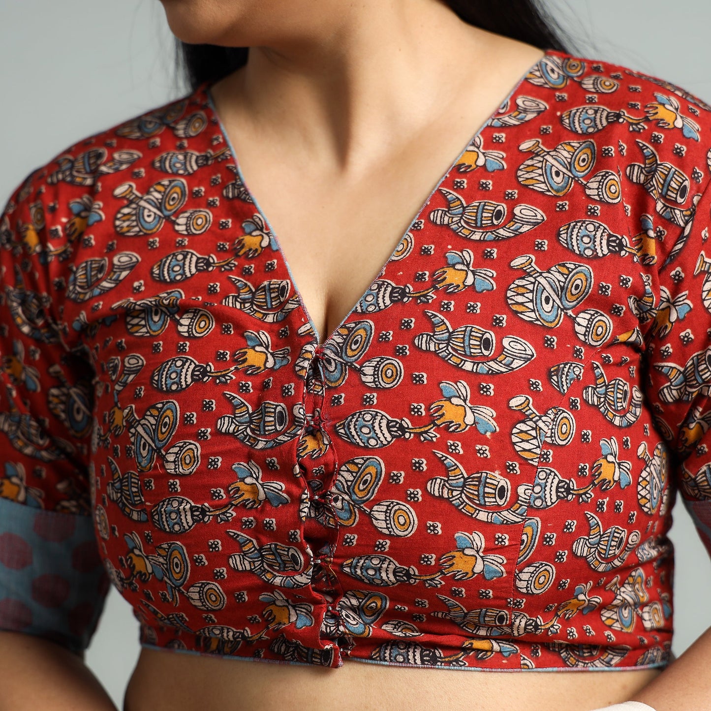 Kalamkari Stitched Blouse