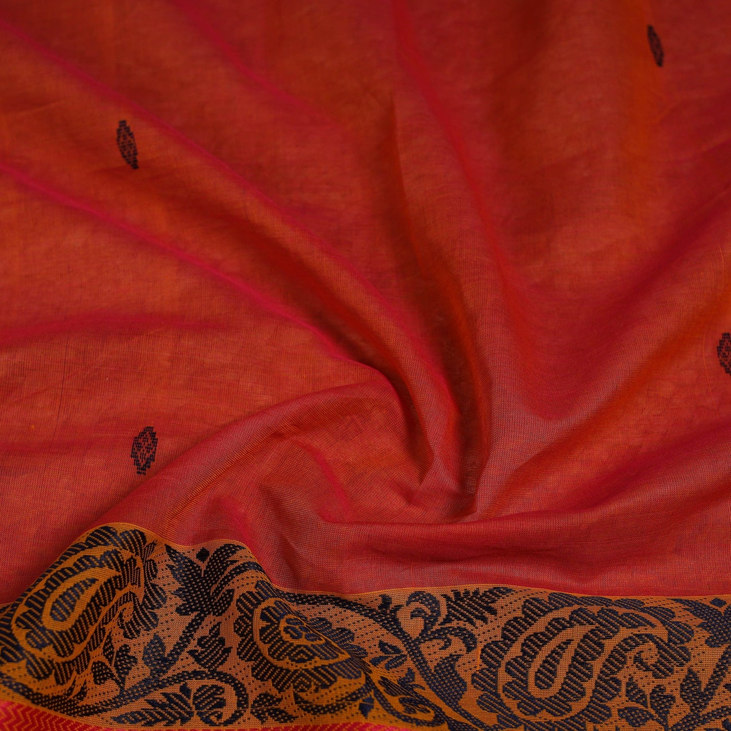 Kanchipuram cotton blouse piece 01 - handcrafted