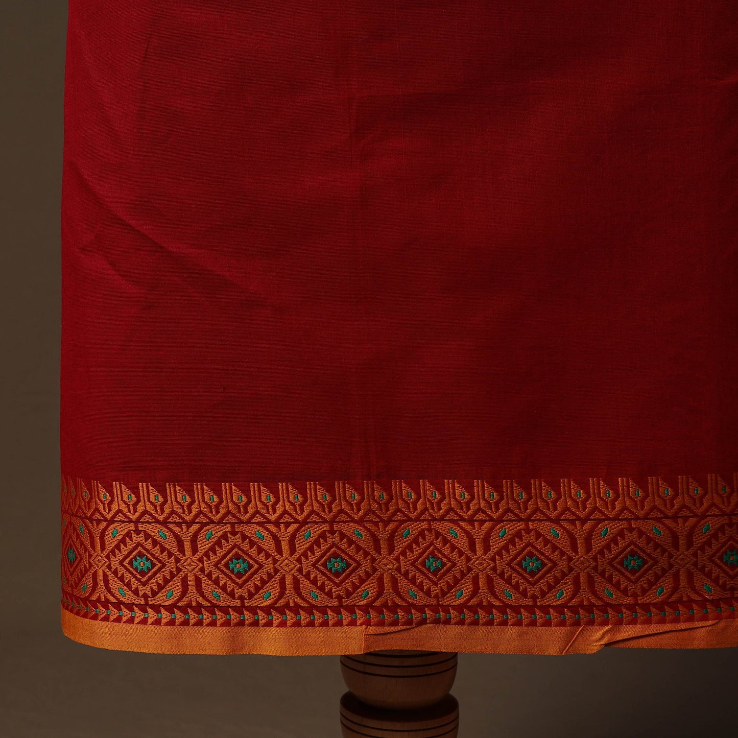 Kandangi chettinad cotton 2pc unstitched dress material 31