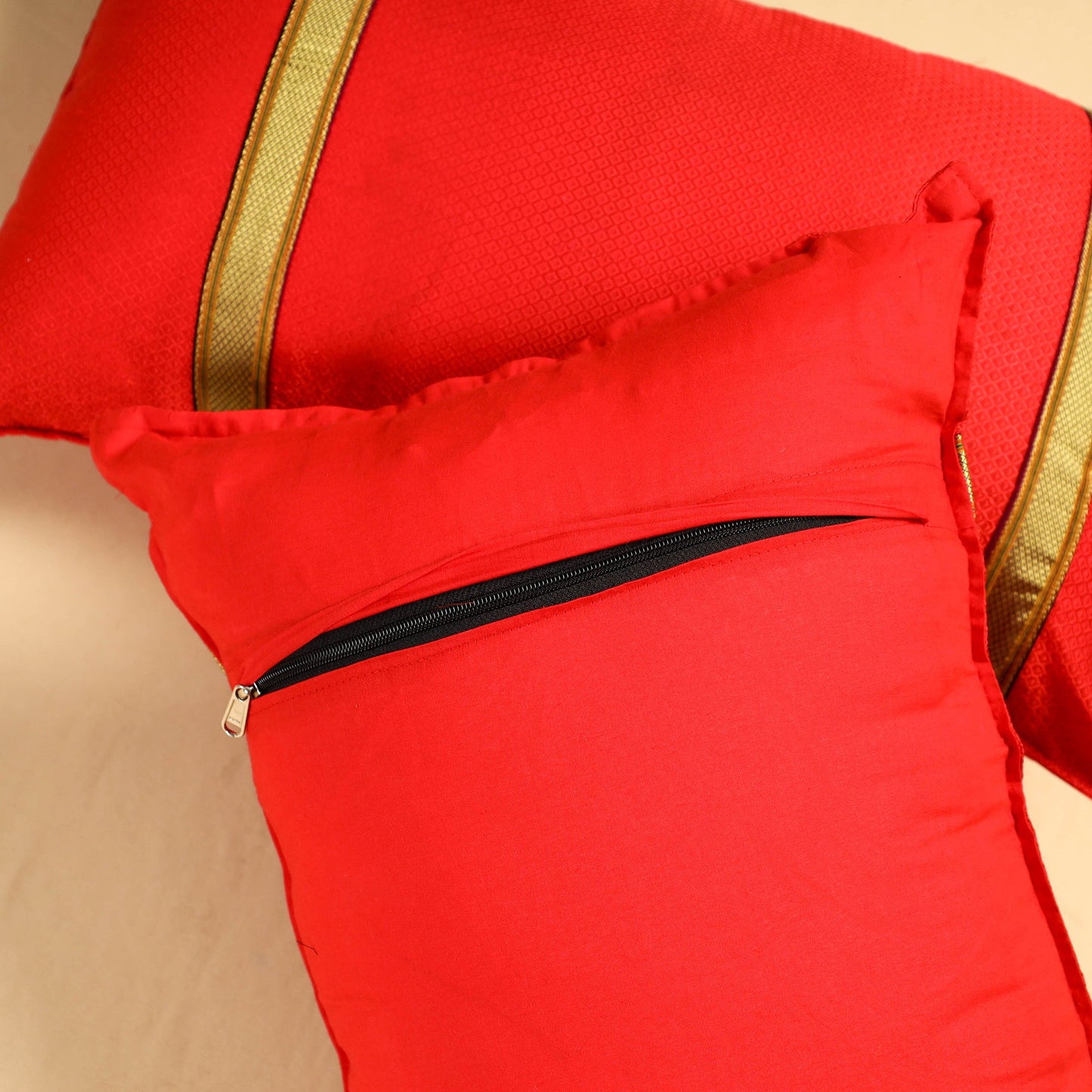 Khun Weave Cotton Pillow Covers (Set of 2)