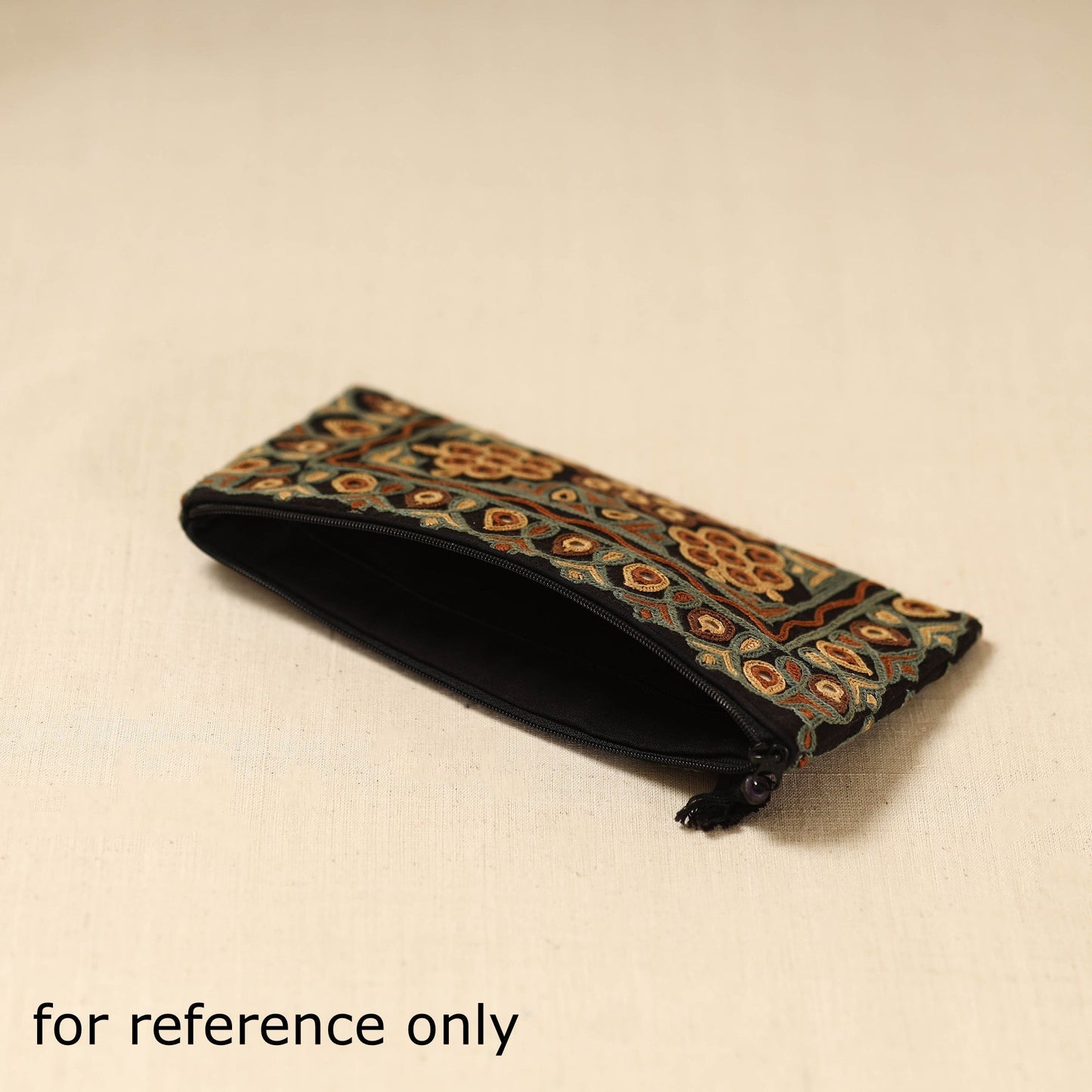 Kutch ahir hand embroidered clutch purse 07 - handcrafted