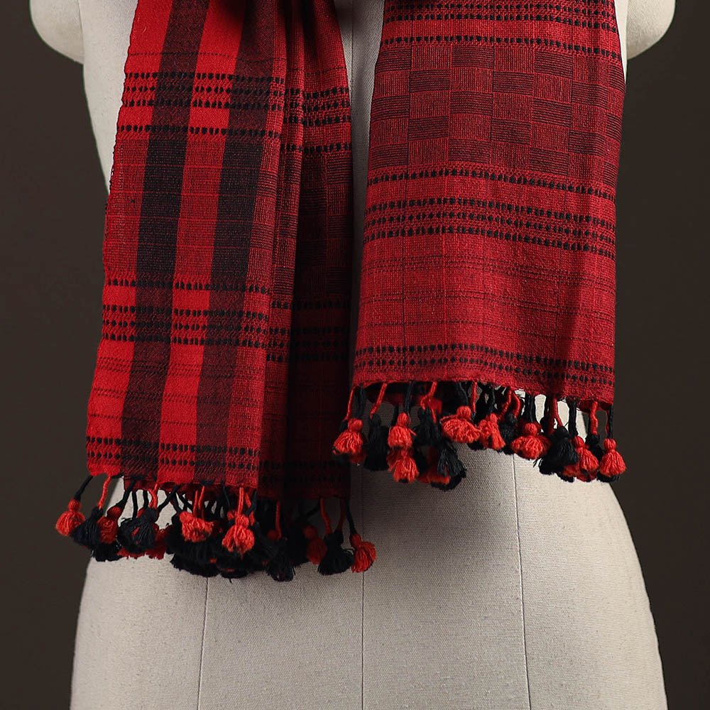 Kutch bhujodi handwoven merino wool stole 216 - handcrafted