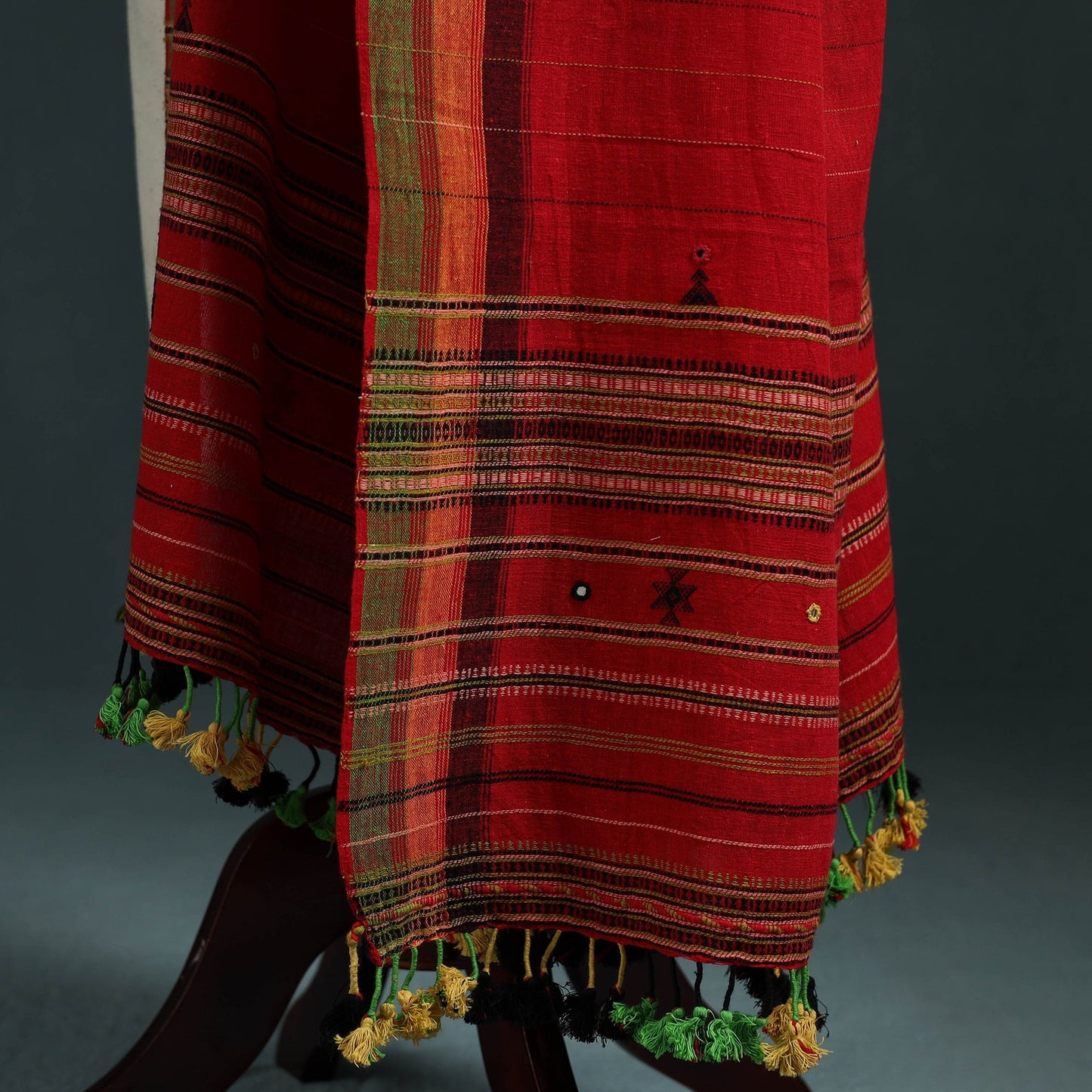 Kutch bhujodi handwoven mirror work organic kala cotton