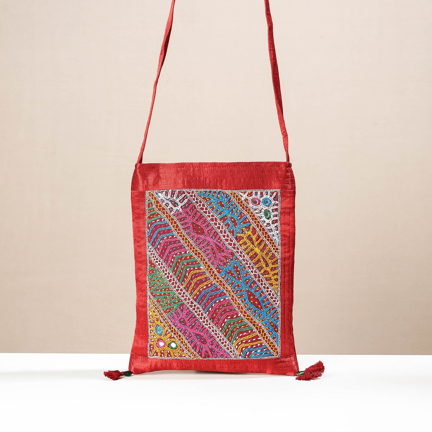Embroidery Sling Bag