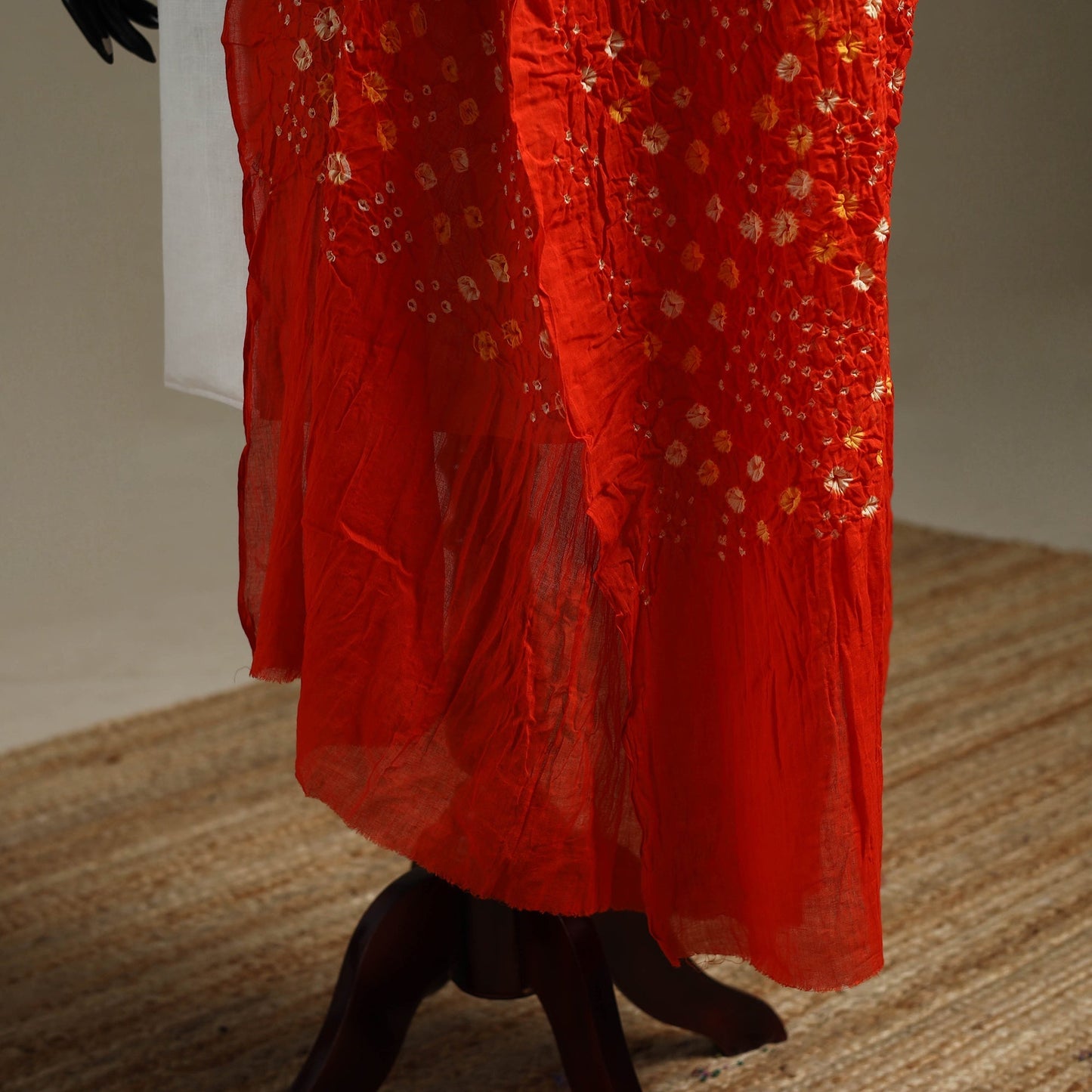 Kutch tie-dye cotton bandhani dupatta 92 - handcrafted