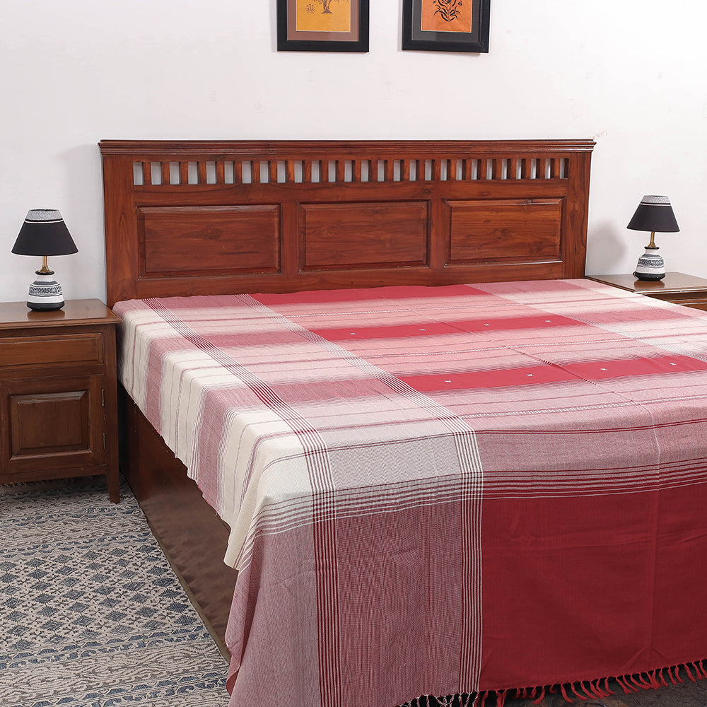 plain double bed cover