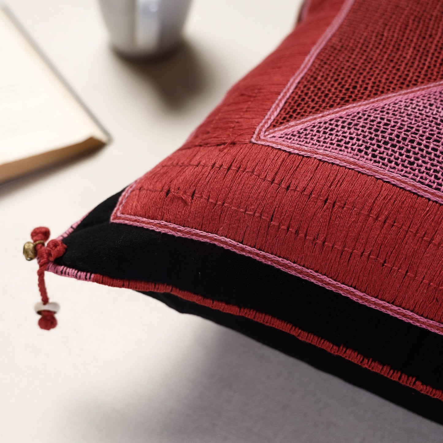 Lambani Embroidery Cushion Cover