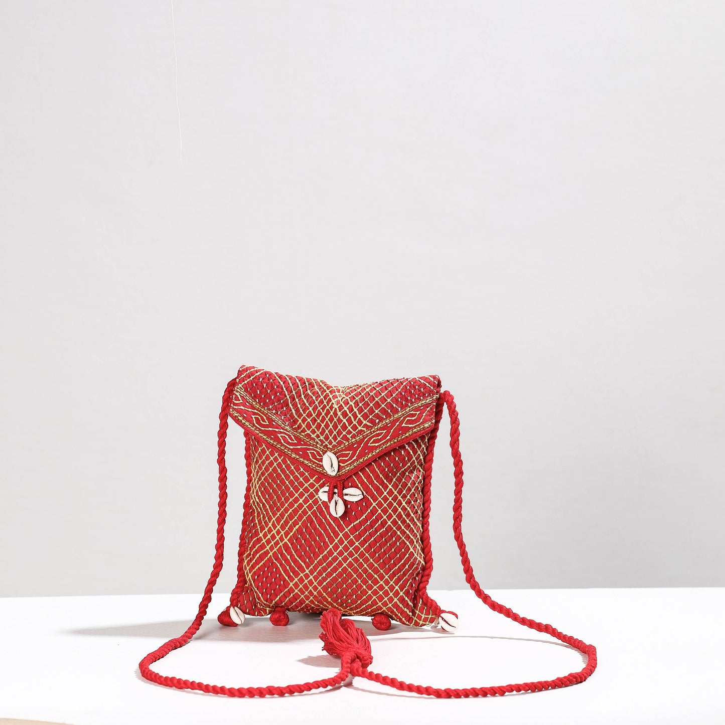 Lambani Hand Embroidery Cotton Adjustable Sling Bag