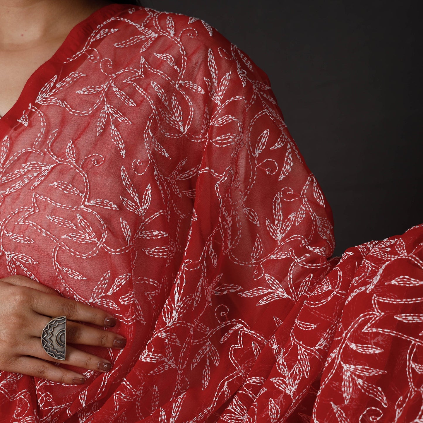 Chikankari Dupatta