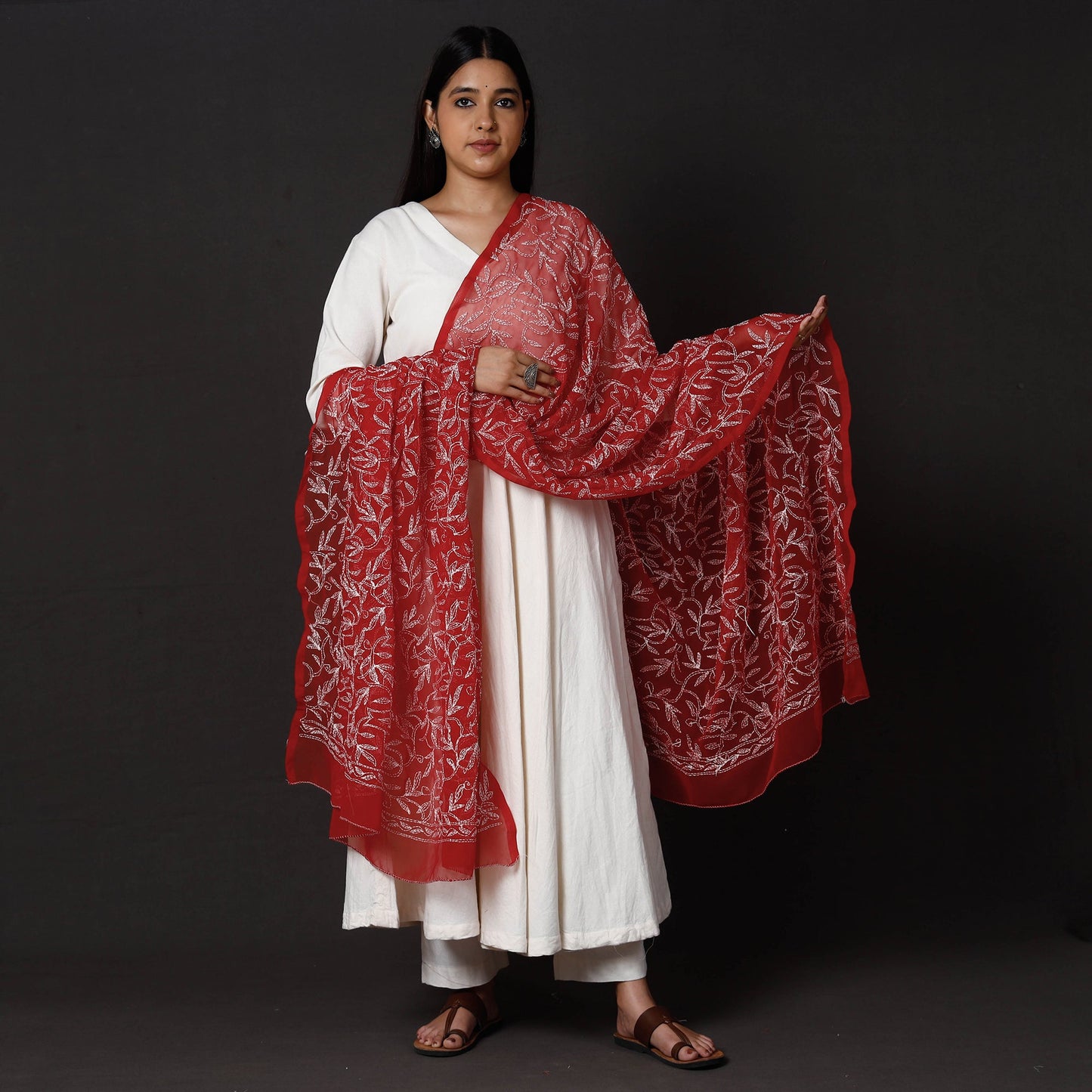 Chikankari Dupatta
