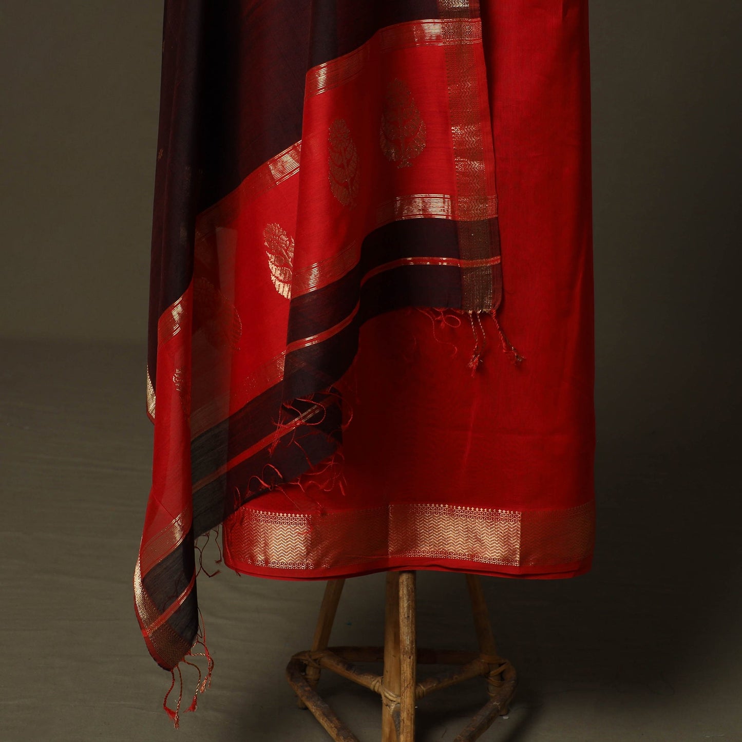 Maheshwari silk handloom 2pc unstitched dress material