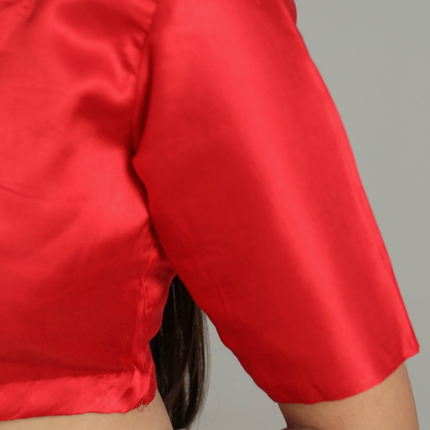 Buy Modal Silk Plain Stitched Blouse 04 Online at iTokri.com