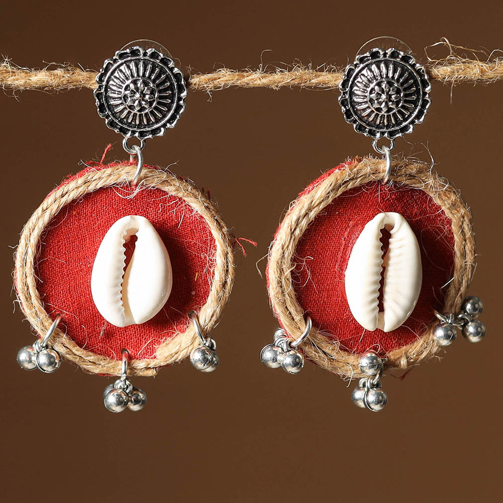 Naaz Jute Fabart Handmade Earrings