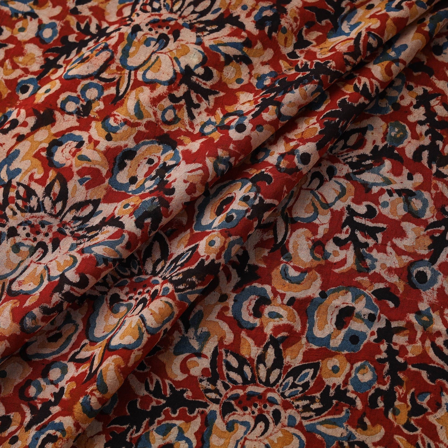 Natural dyed hand block print pure mul cotton pedana
