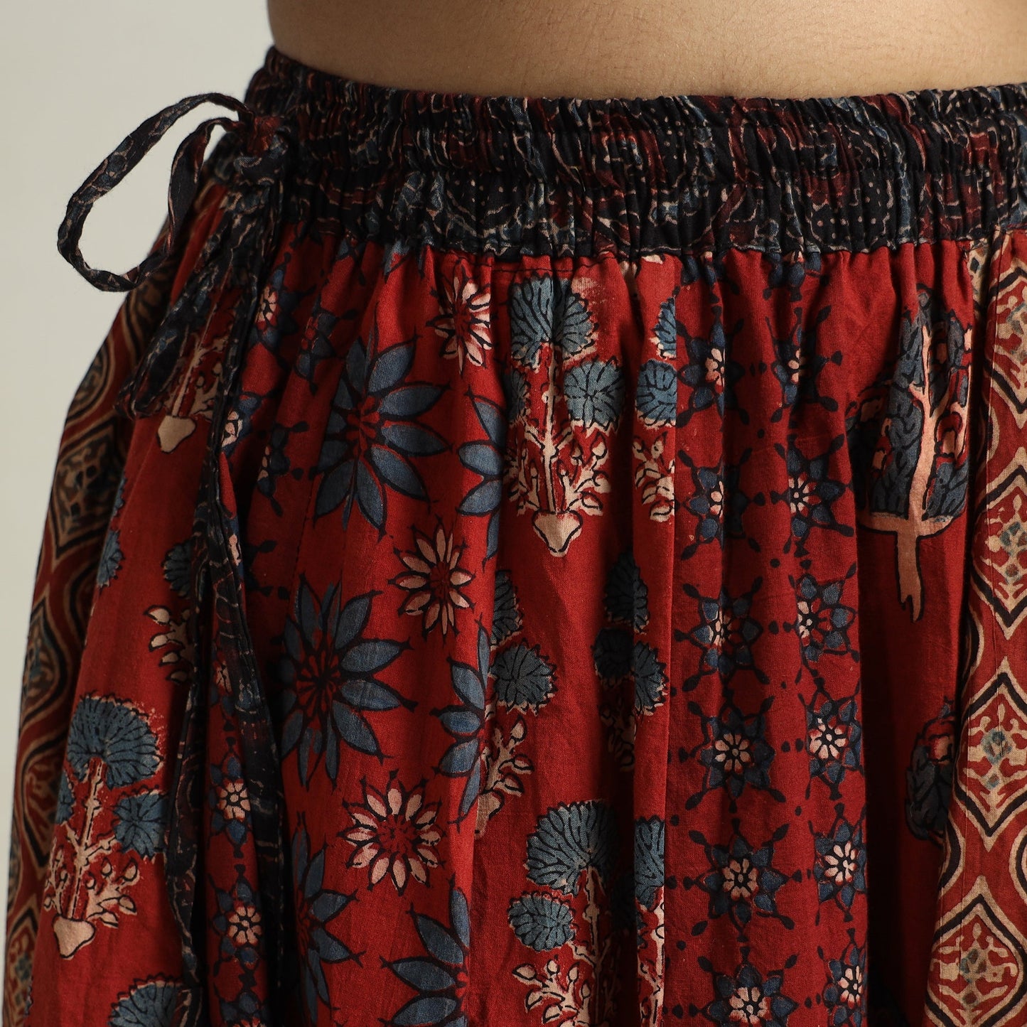 Ajrakh Patchwork Skirt