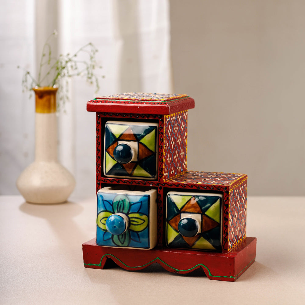 Hand Painted Ceramic Drawer