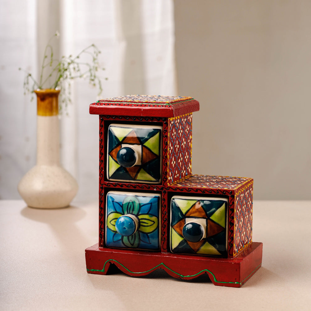 Hand Painted Ceramic Drawer