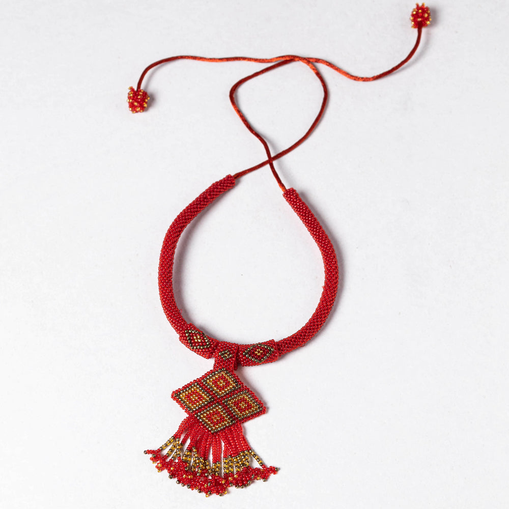 Neemuch Handmade Beadwork Jali Necklace