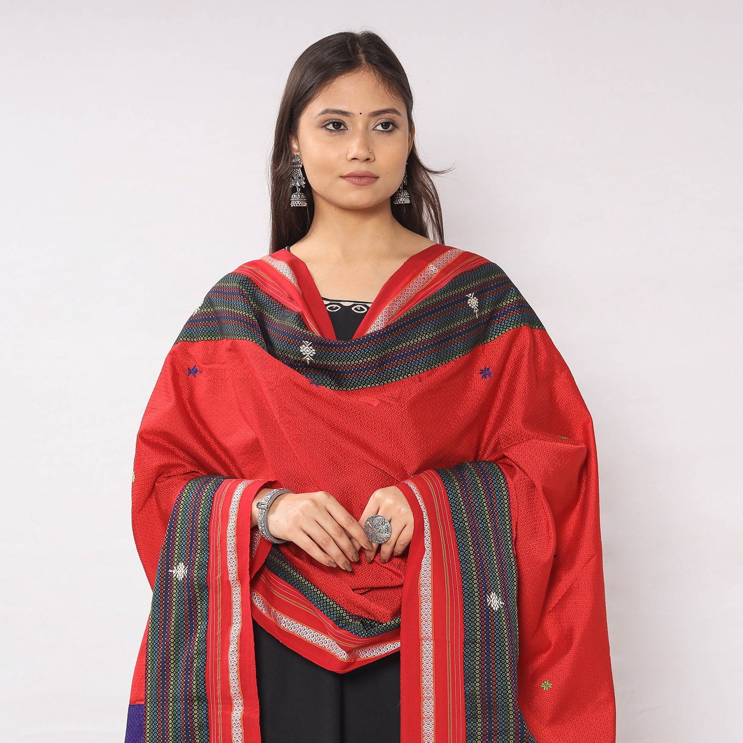 Hand Embroidery Cotton Dupatta