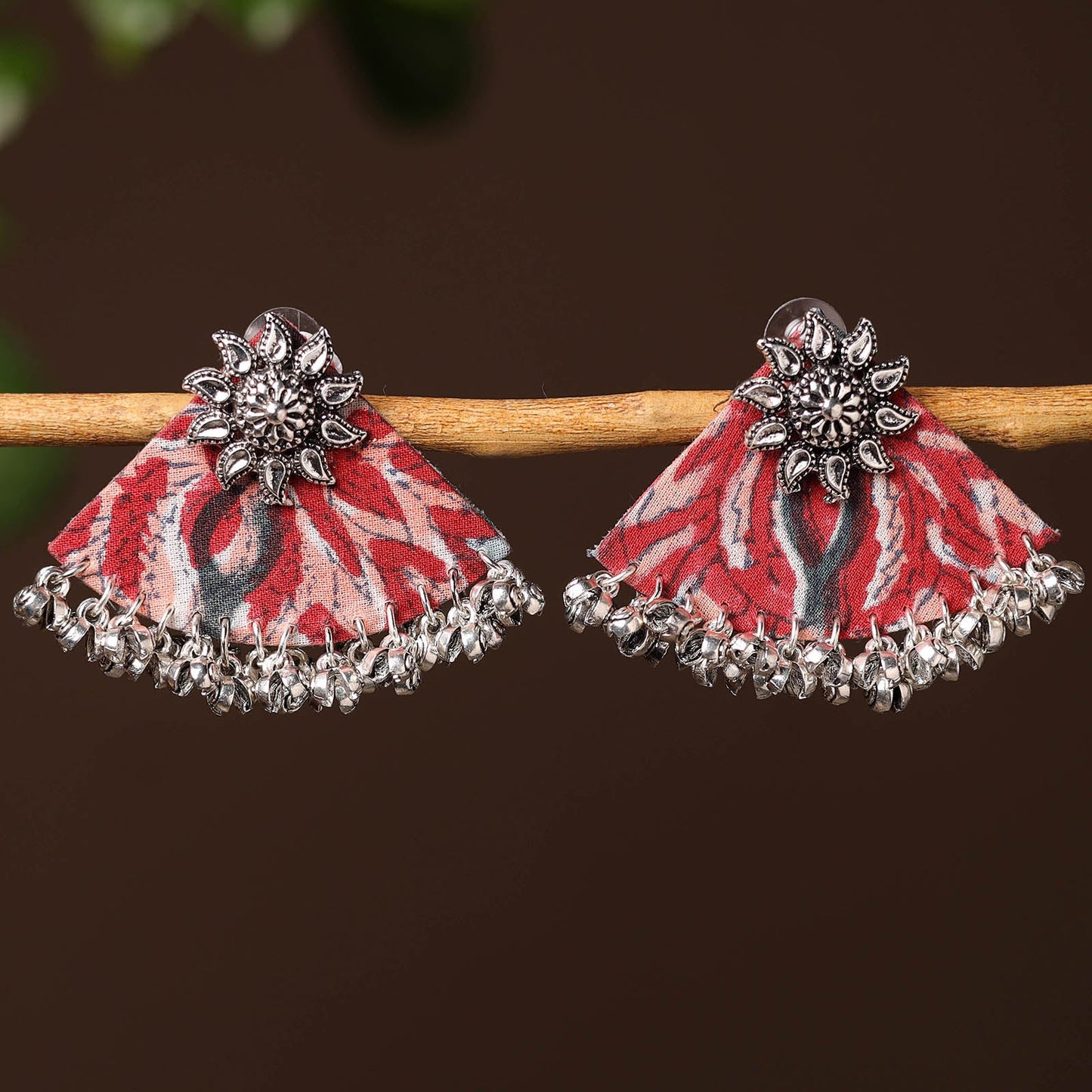 Buy Nikhat Handcrafted GS Fabart Earrings Online