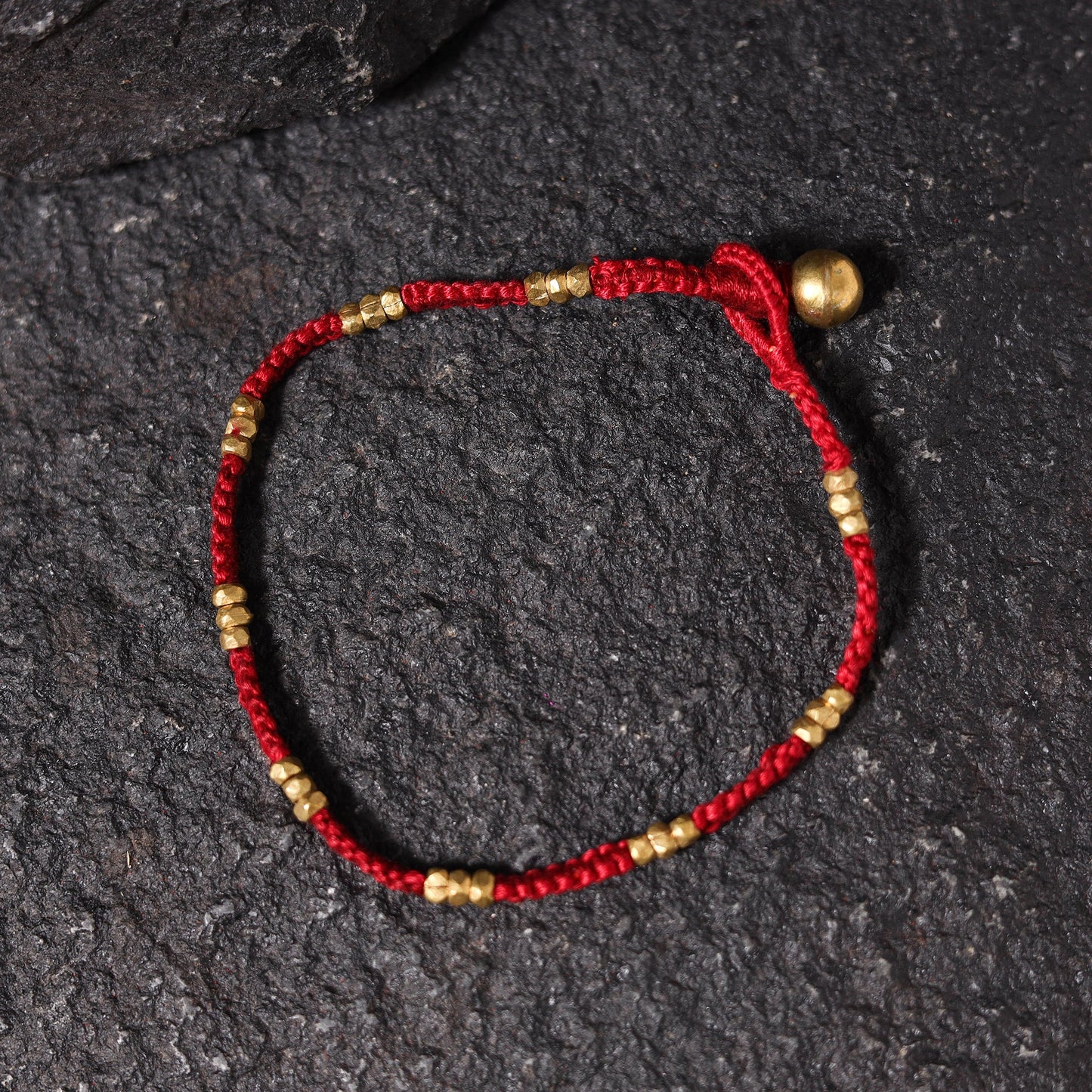 Odisha Dokra Threadwork Tribal Anklet