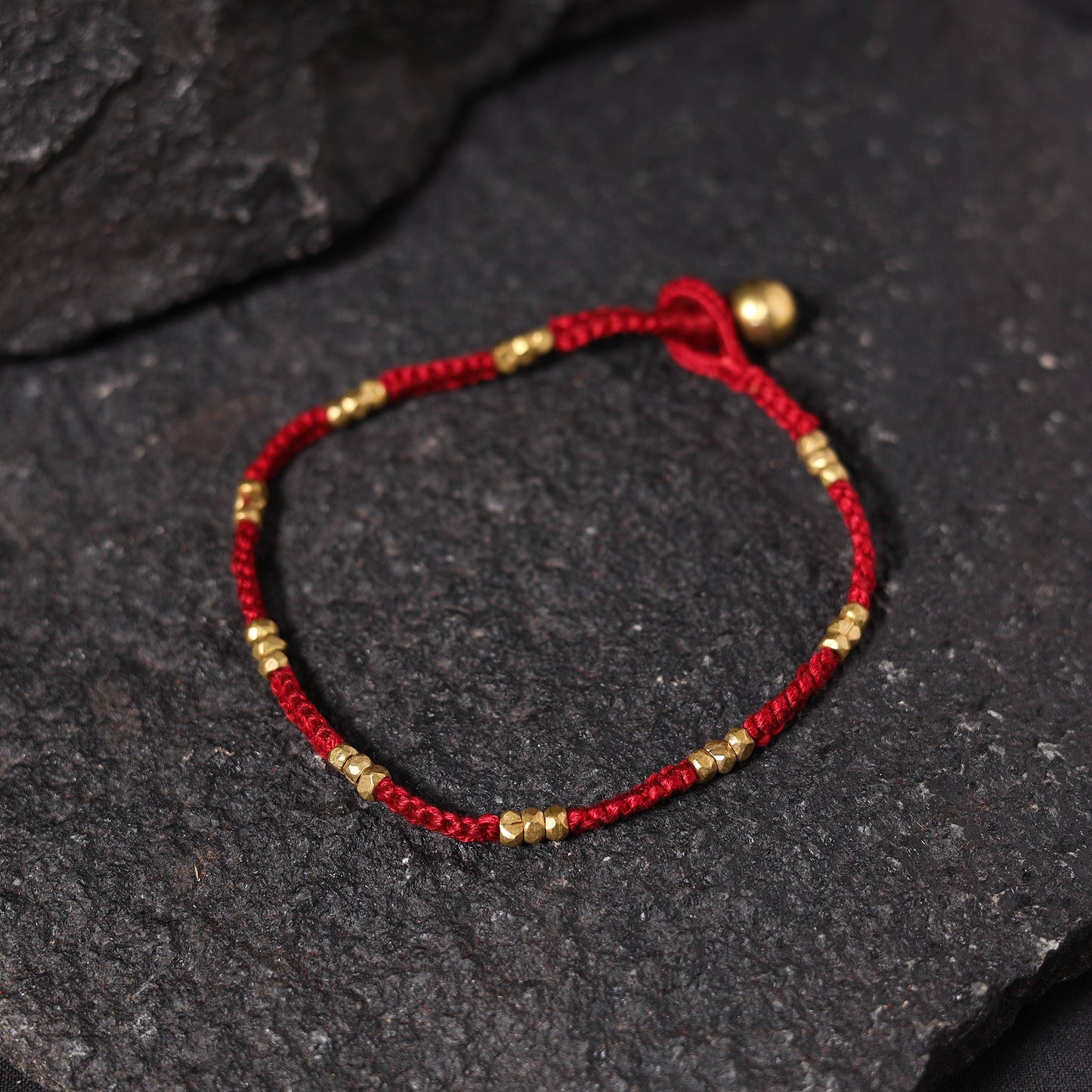 Odisha Dokra Threadwork Tribal Anklet