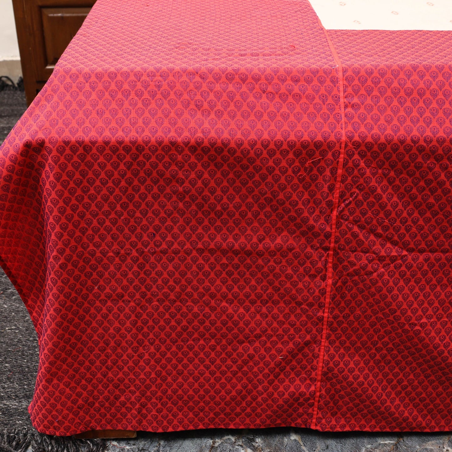 Patchwork Cotton Double Jacquard Bedsheet Set