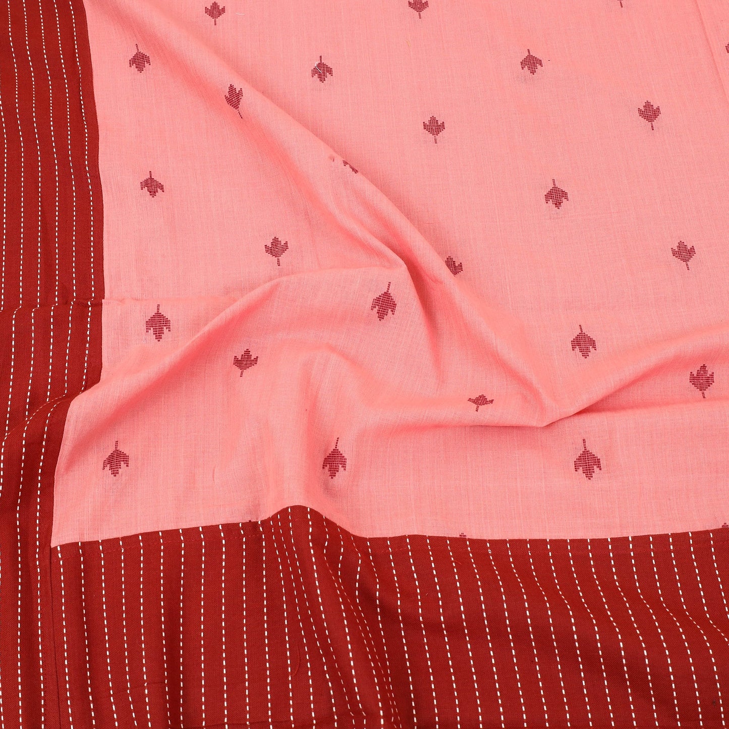 Red Patchwork Cotton Double Jacquard Bed Sheet Set