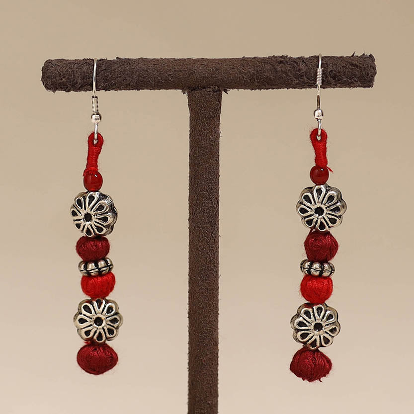 Patwa thread beads earrings by kailash 28 - handcrafted