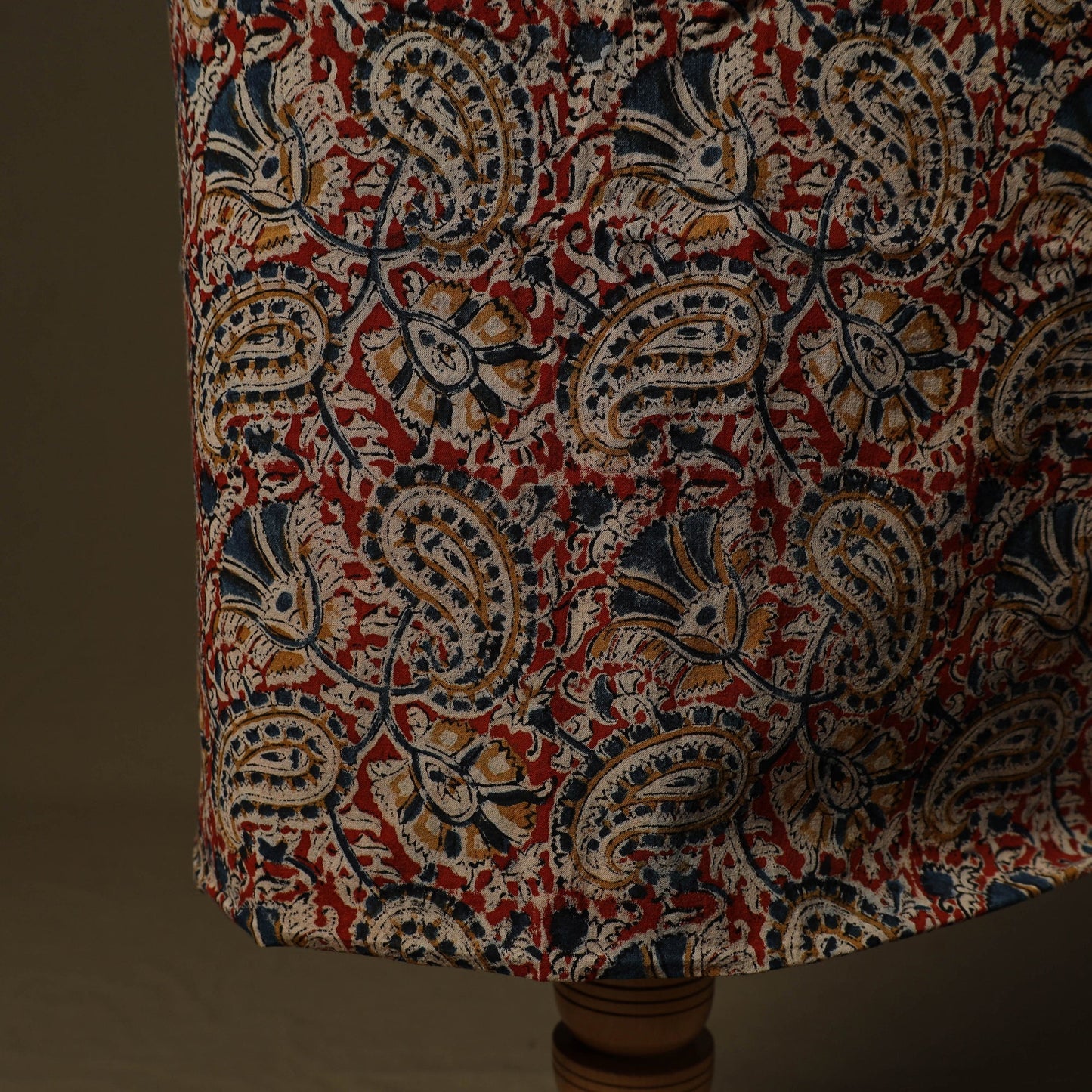 Pedana hand block print natural dyed cotton kalamkari 2pc