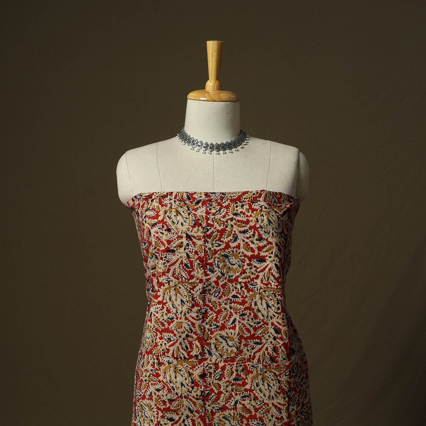 Pedana hand block print natural dyed cotton kalamkari 2pc
