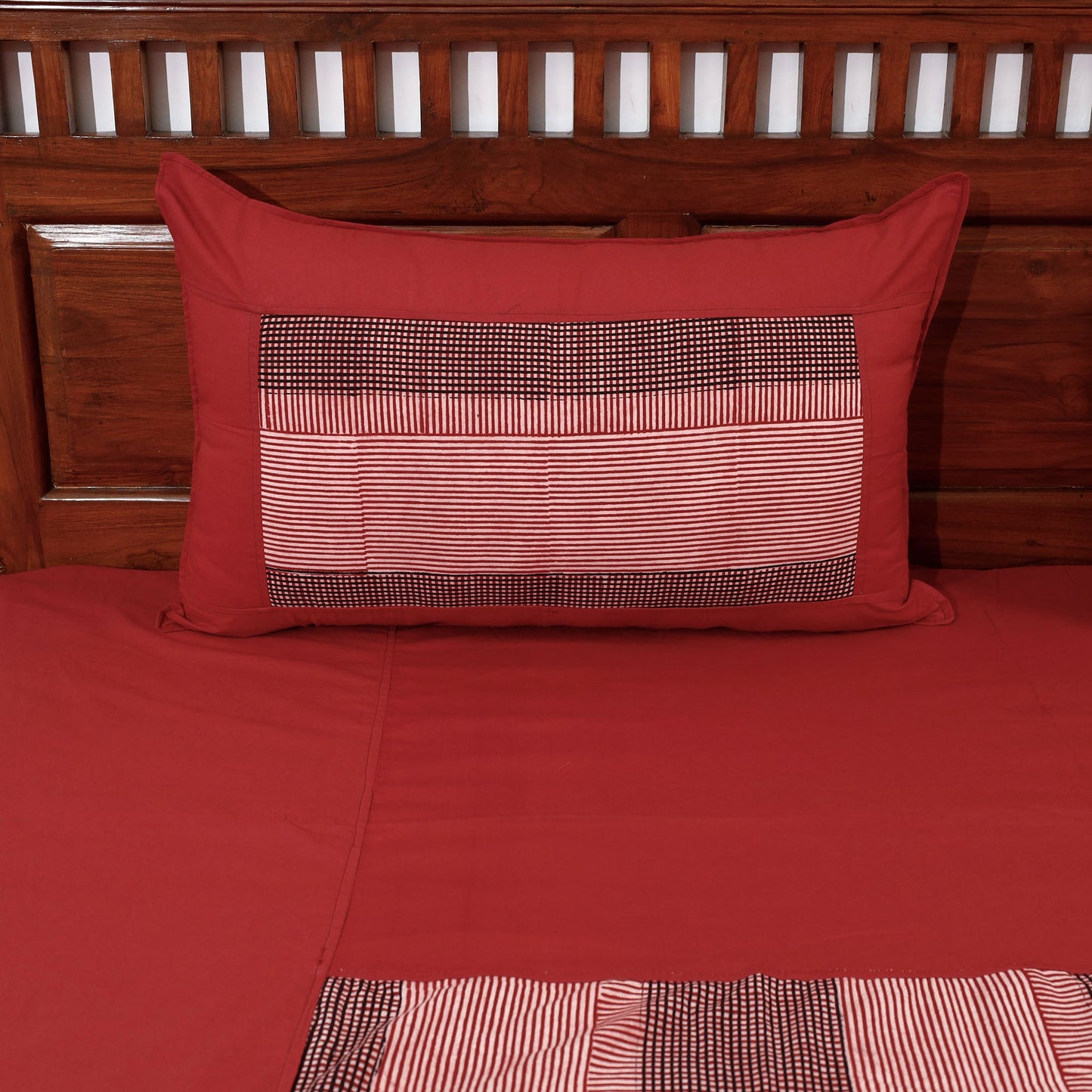 plain double bed cover