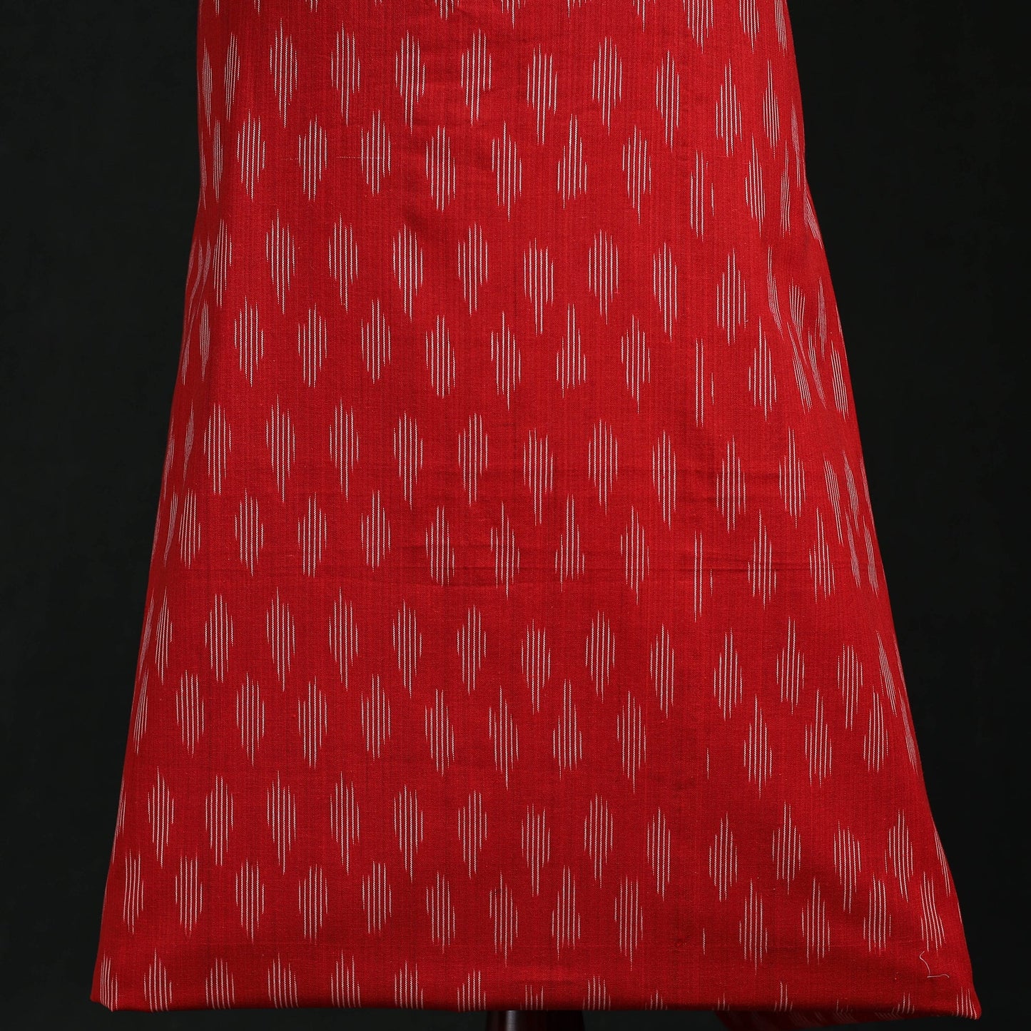 Pochampally ikat weave cotton patchwork unstitched kurta