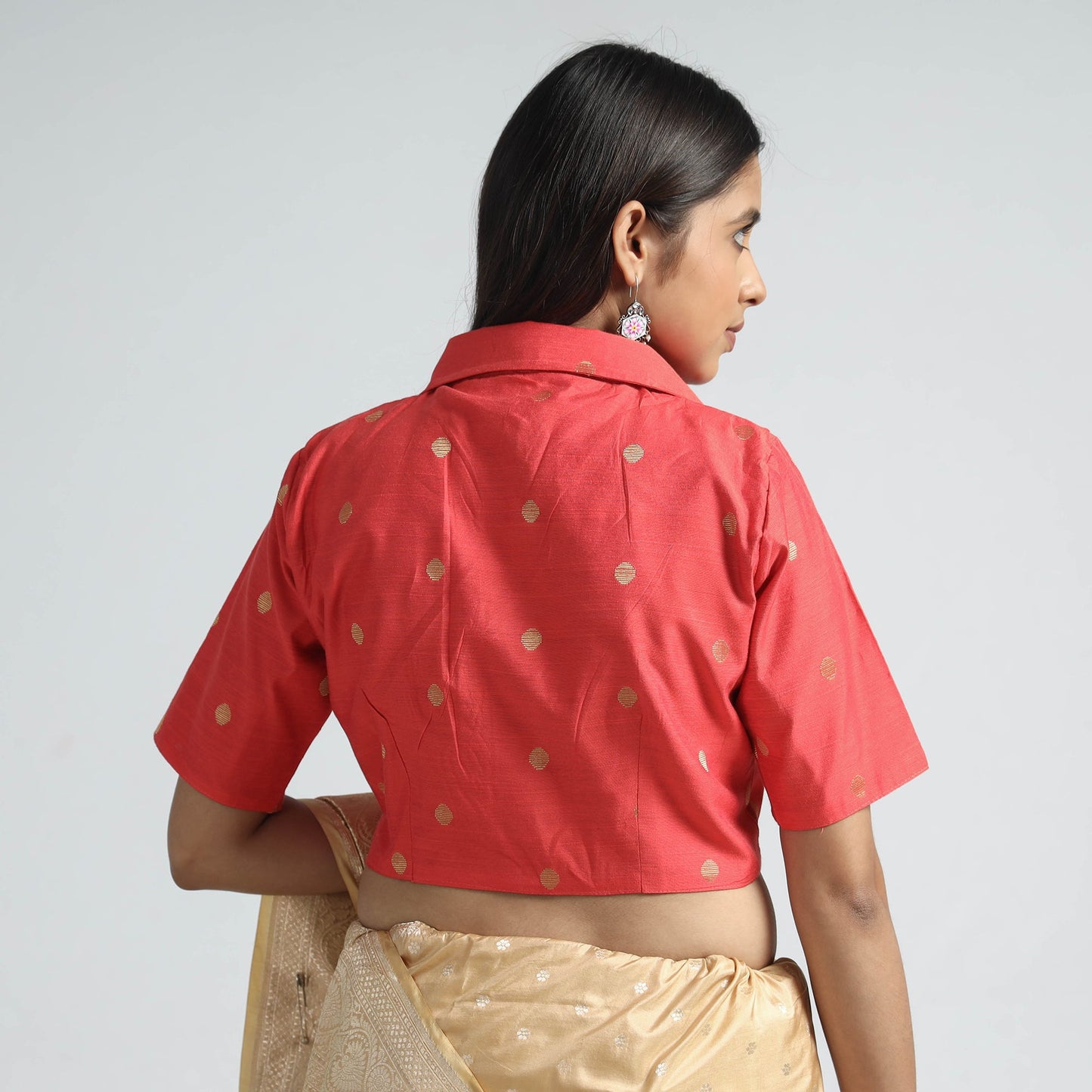Silk Stitched Blouse