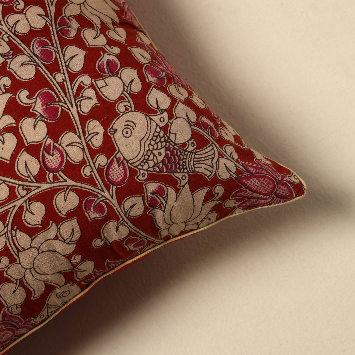 Kalamkari cushion cover 49 - handcrafted