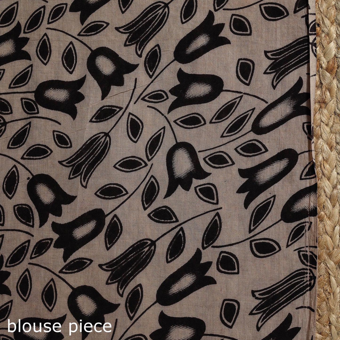 Printed cotton kalamkari saree 10 - handcrafted