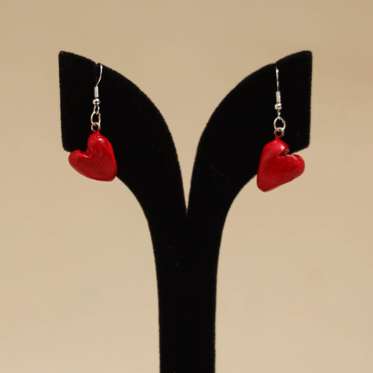 Quirklets handpainted clay earrings 55 - handcrafted